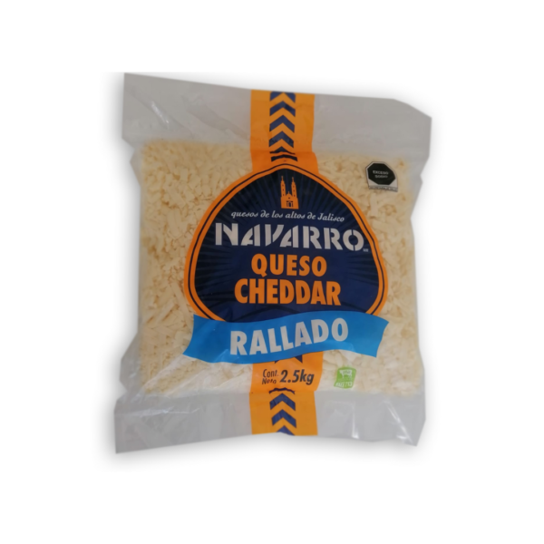 queso cheddar rallado la cremeria robles